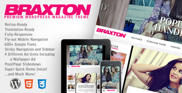 Braxton Premium Wordpress Magazine Theme