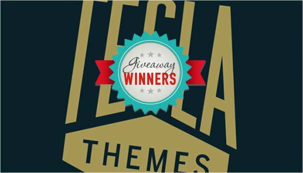TeslaThemes Giveaway Winners