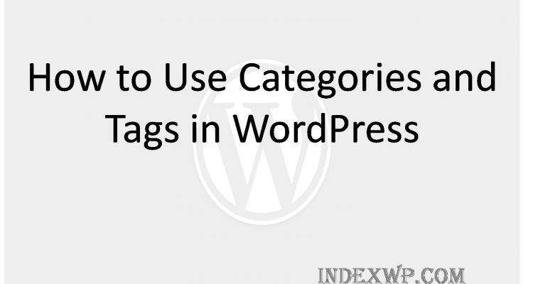 How to Use Categories and Tags in WordPress